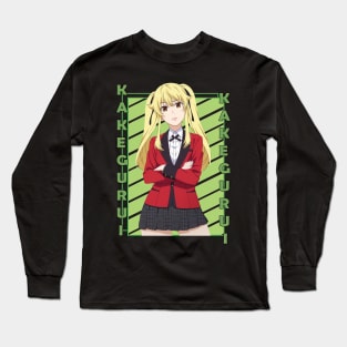 Mary Saotome Kakegurui Kakegurui Twin Color Stripe Long Sleeve T-Shirt